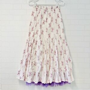 Chadwicks Womens Layered Pleated Skirt size S